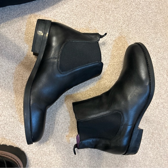 David Tate Black Ankle Boots - Picture 3 of 8